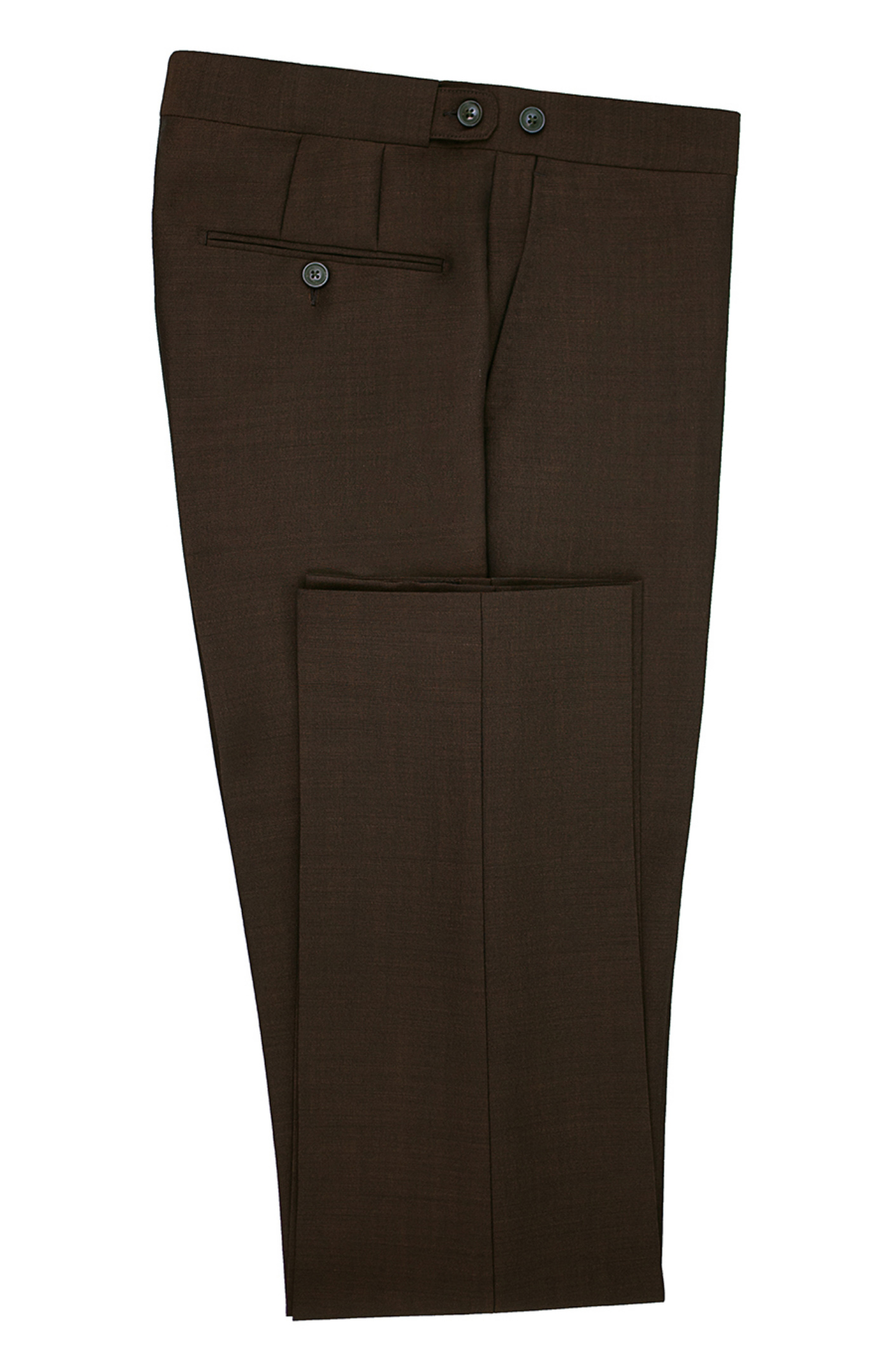 Brown Wool Silk Blend Suit - Tailored Suit Paris